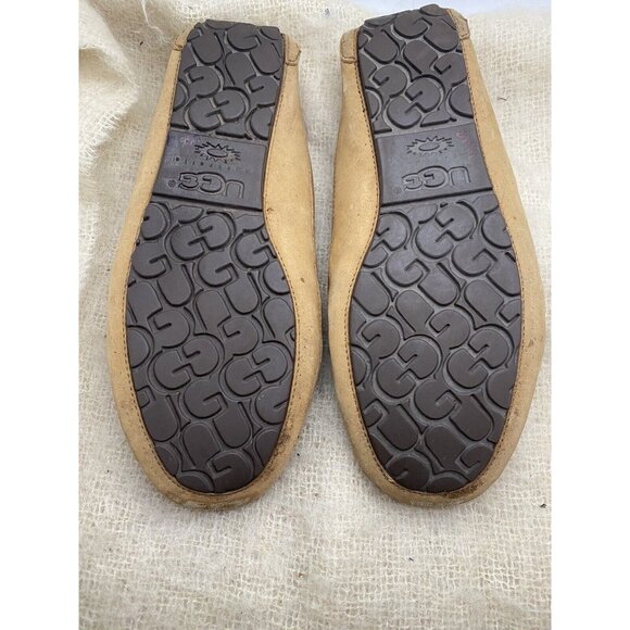UGG Slippers  Men’s Size 11  5102 Moc Slip On Tan Rubber Soles main image 13